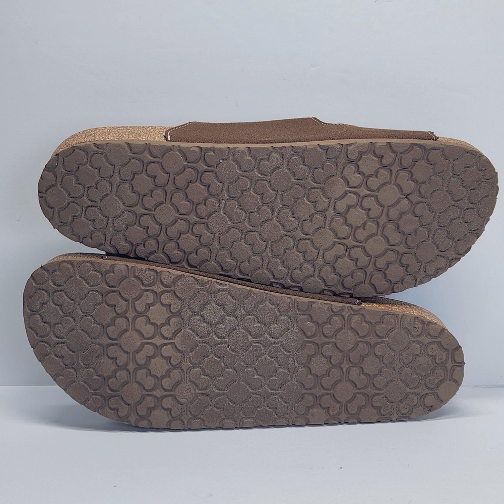 Skechers Sandals Womens Size 10 Brown Luxe Foam Slide On Adjustable EUC SN 56176 - Picture 9 of 10